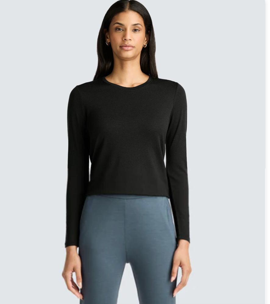 Women's Long Sleeve Merino Crew